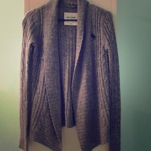 abercrombie kids XL Gray Sweater Cardigan